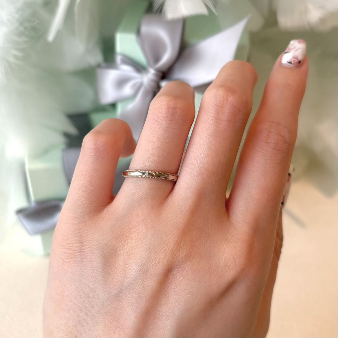 ひまわりの結婚指輪　夏入籍の人にお勧めの指輪