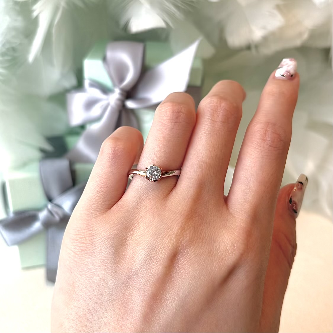 リネア婚約指輪　コンビネーション