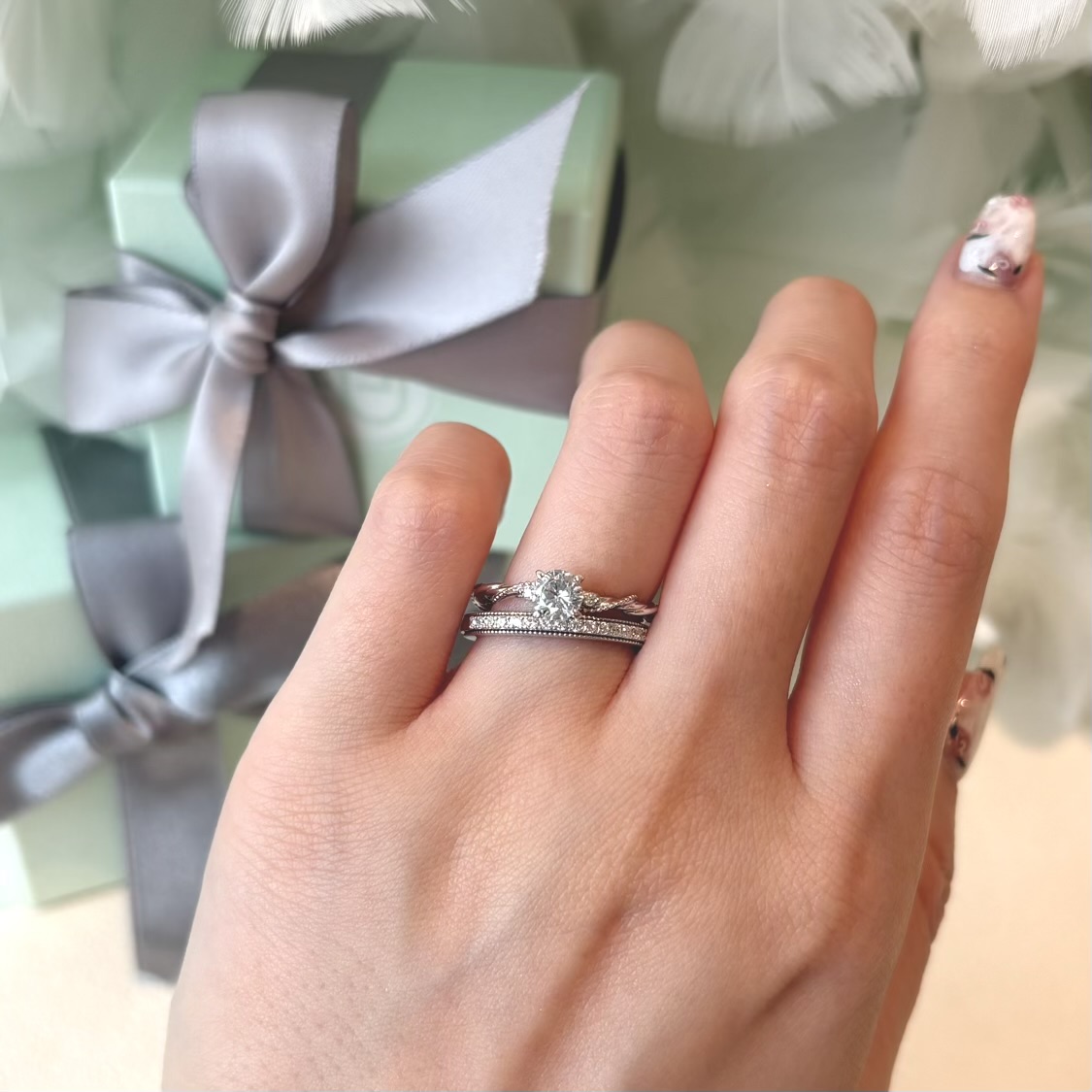 リエールの婚約指輪と結婚指輪のセットリング