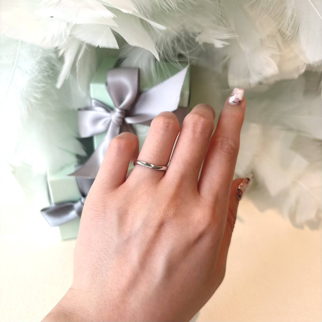 ハニーハート結婚指輪　ハートモチーフ