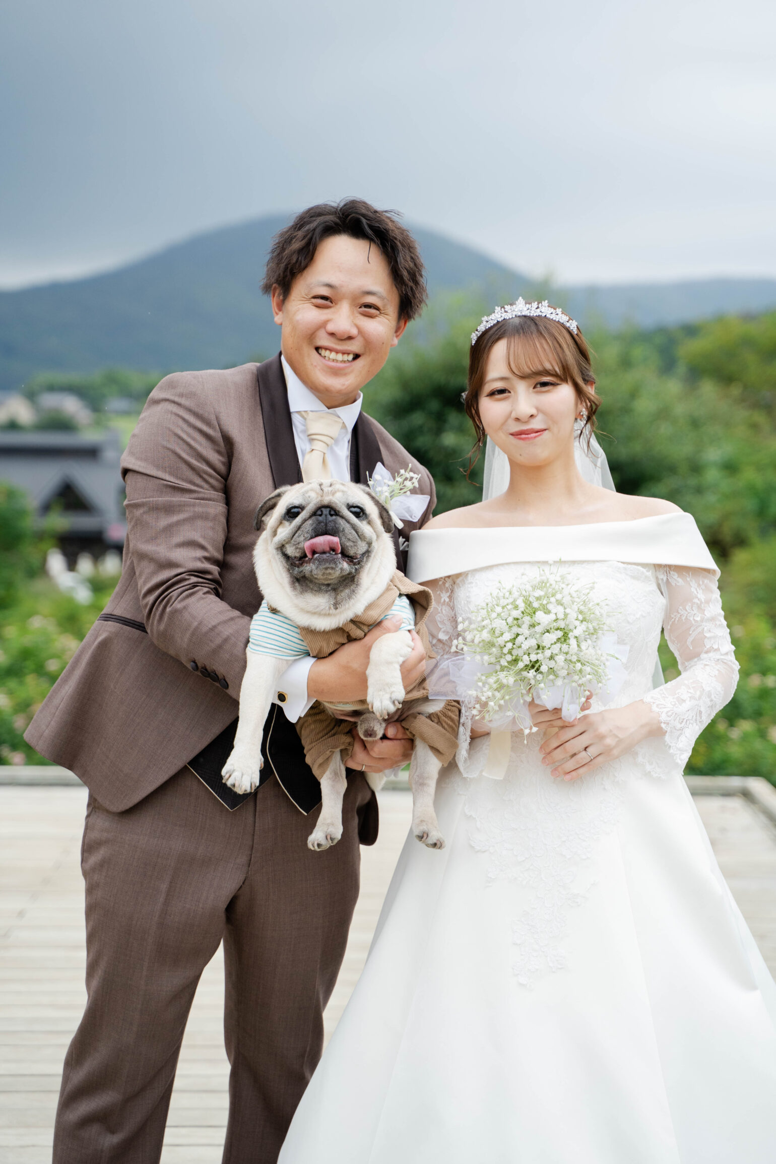 ペットと一緒に撮れるウエディングフォト