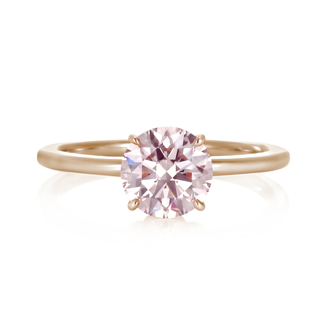 ピンクダイヤのリング