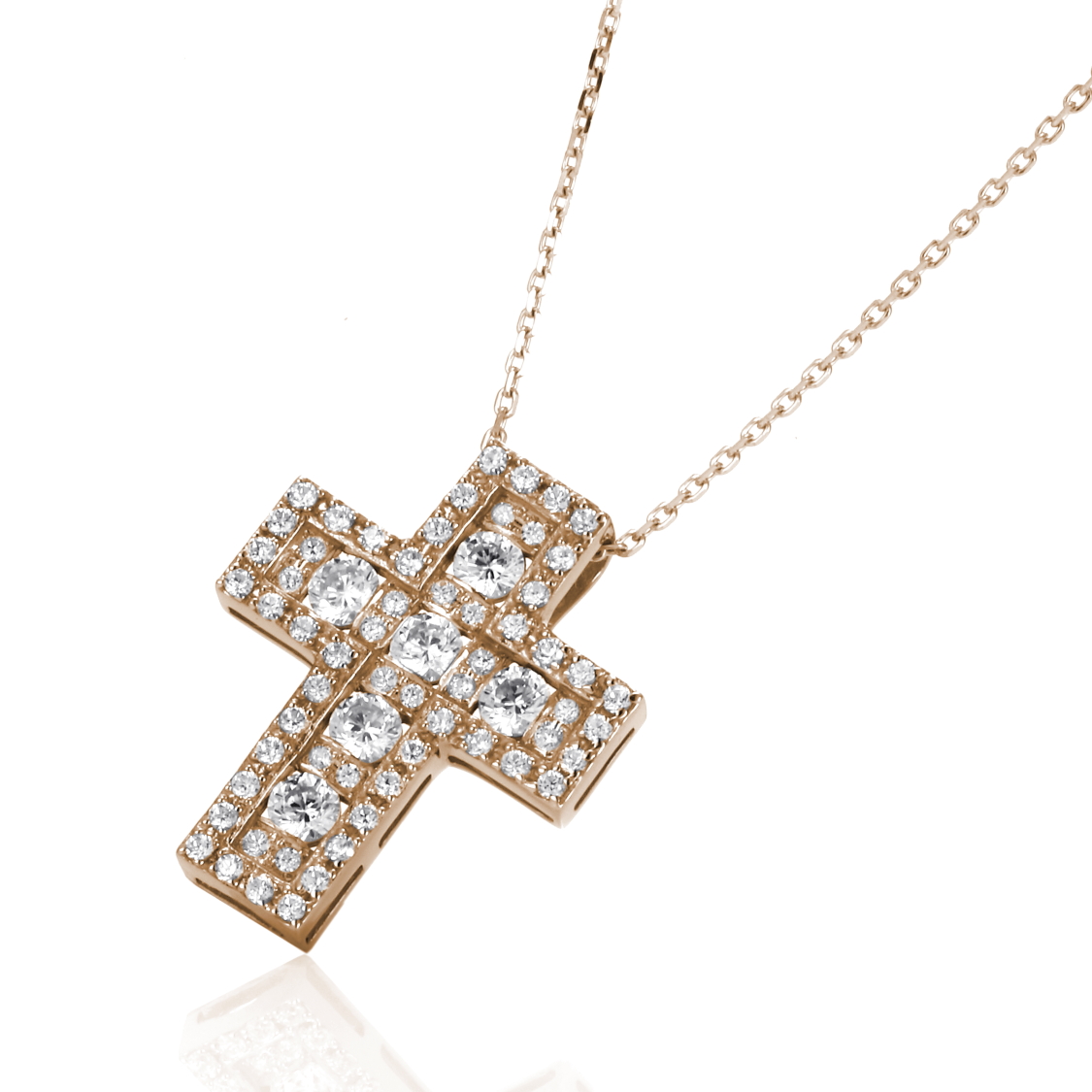 十字架　ペンダントネックレス