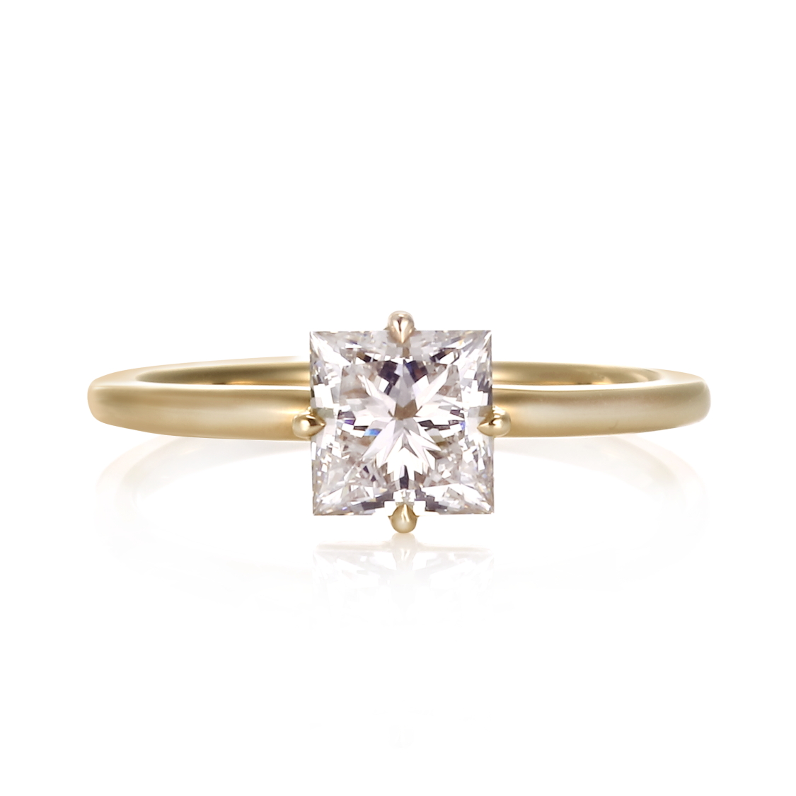 プリンセスカットのリング