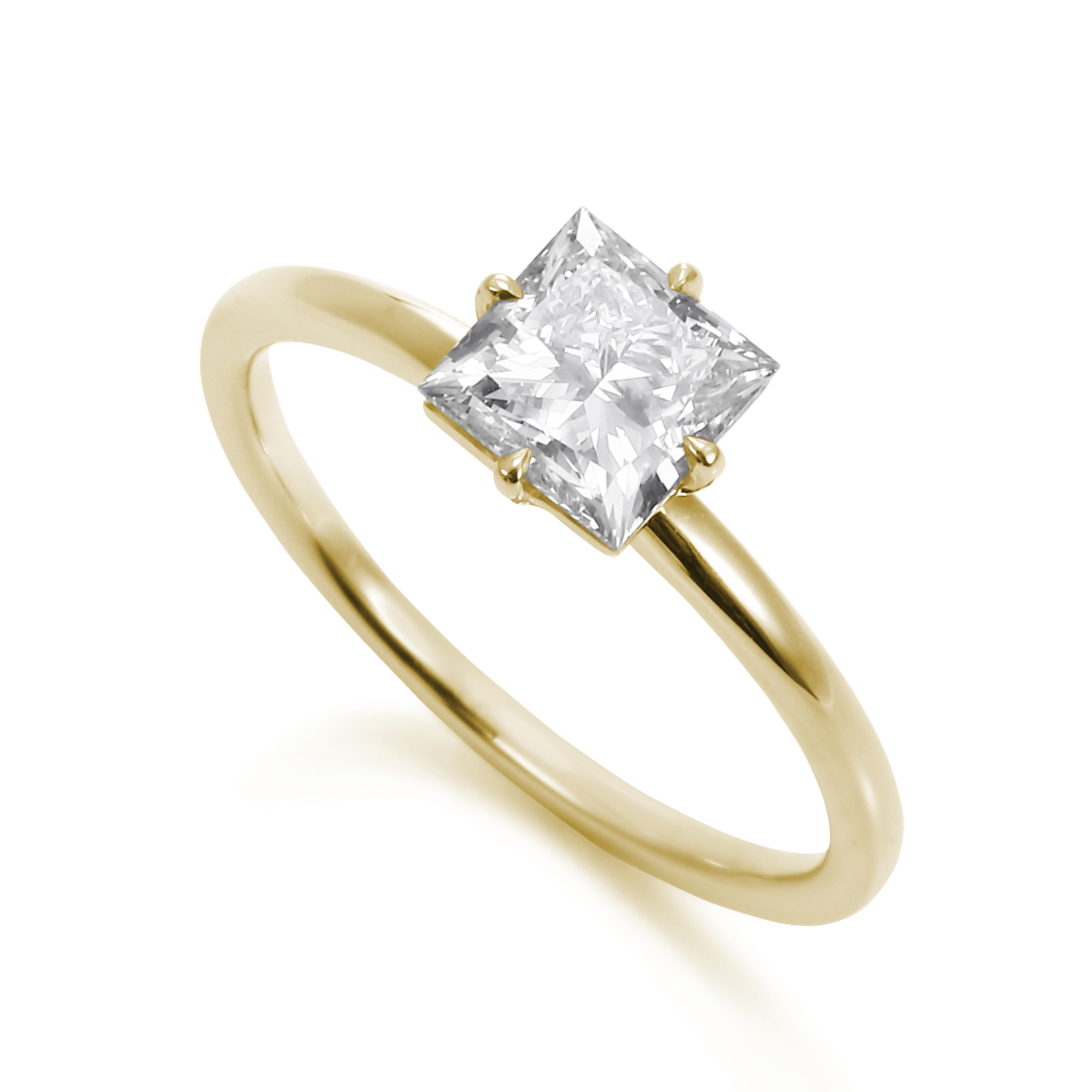 コーラルゴールドの指輪