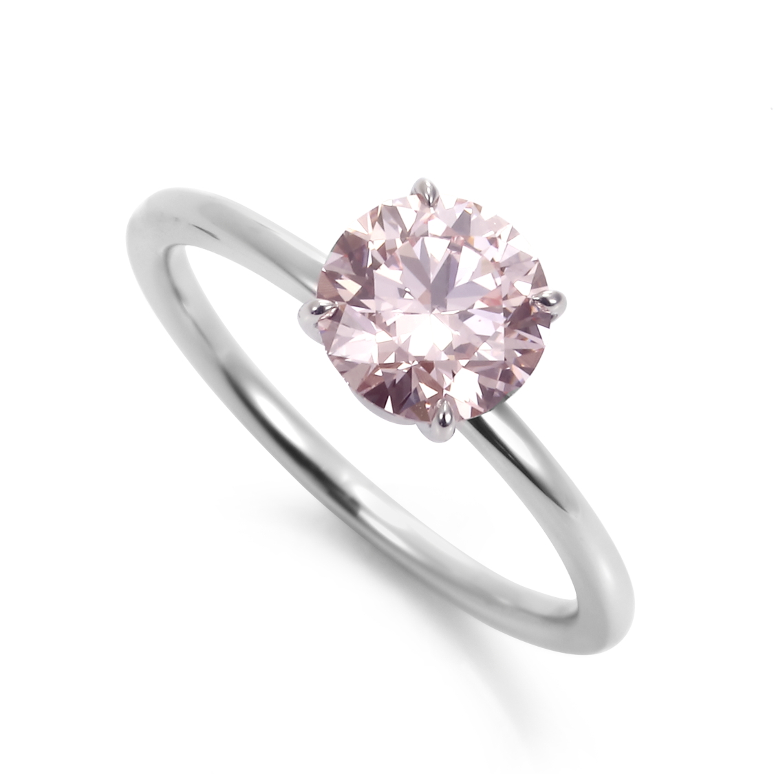 ピンクダイヤモンドの婚約指輪