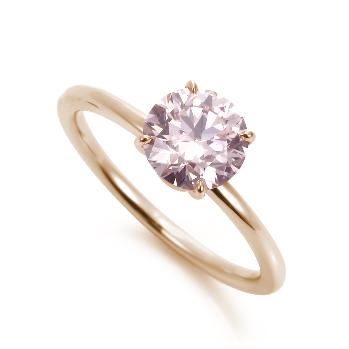 1カラットの婚約指輪