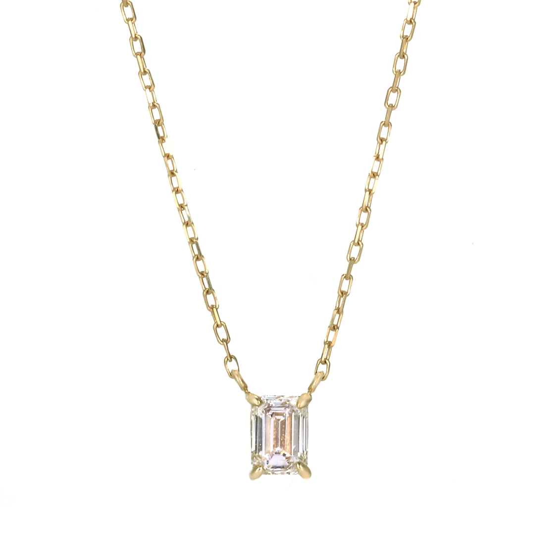 イエローゴールドのネックレス