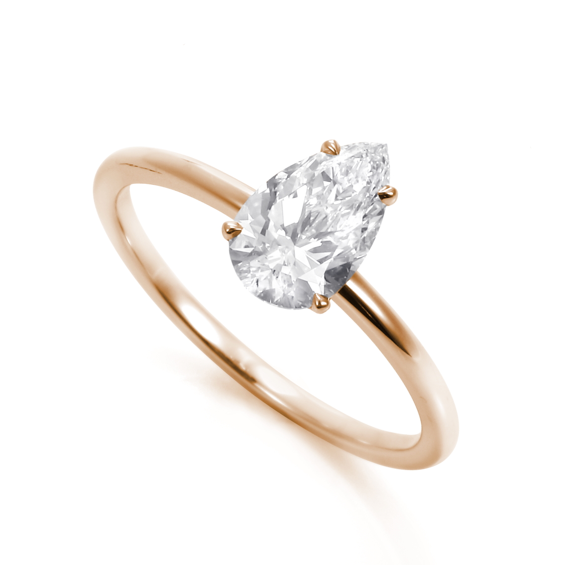 ペアシェイプのダイヤモンド