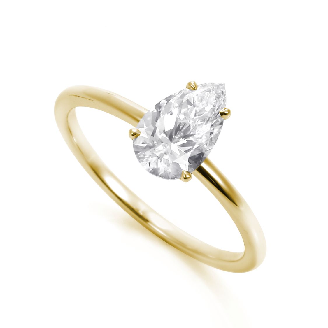 ペアシェイプの結婚指輪