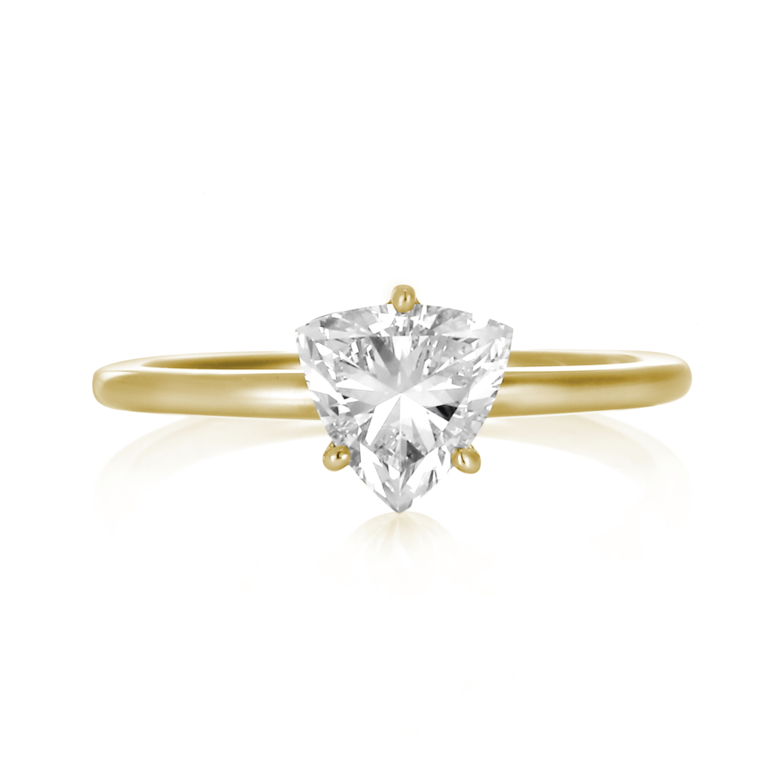 トリリアントカットの指輪