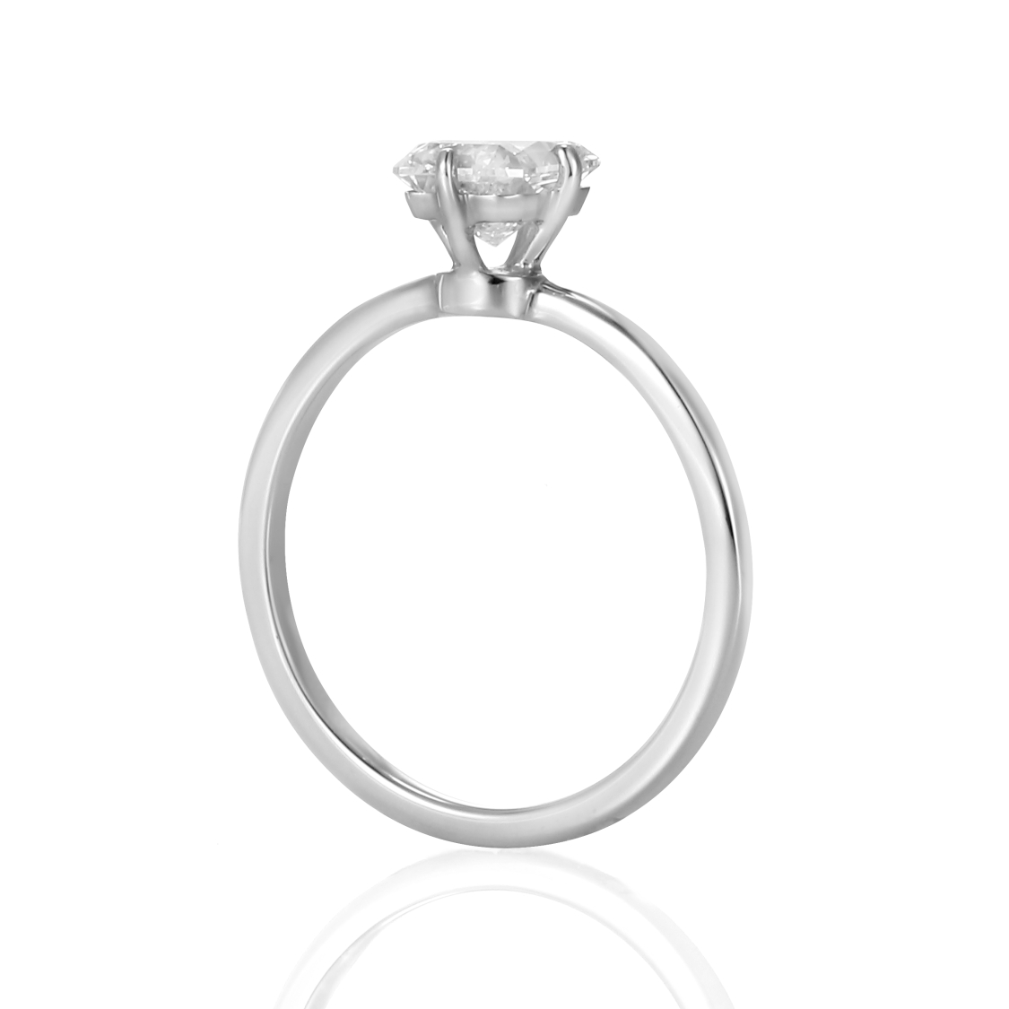 1カラットのエンゲージリング